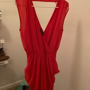 Red Bebe dress